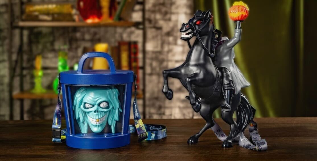Disney has announced a new Hatbox Ghost bucket and Headless Horseman bucket that will be exclusive to Mickey's Not So Scary Halloween Party at Magic Kingdom, plus teased two novelties that will be available at the park during the day.