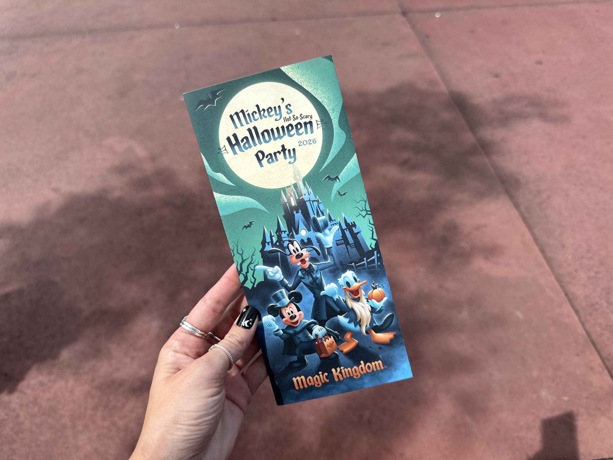 Mickey’s Not-So-Scary Halloween Party 2026 Magic Kingdom map