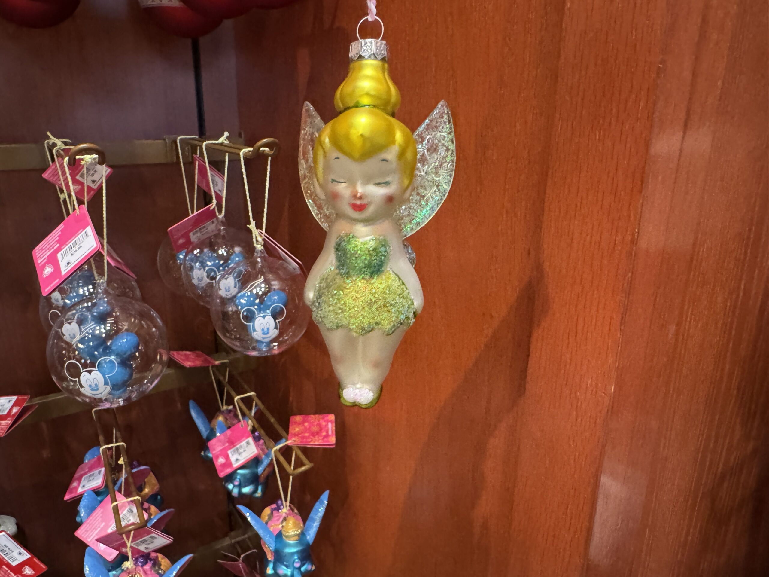 Tinker Bell,  Dumbo, Mickey and Pluto, and Mickey Balloon Ornaments Arrive at Walt Disney World