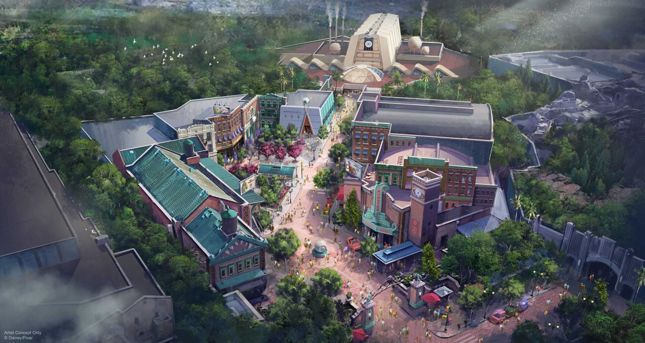 Archie's Scare Pig Pizza will be the new pizza restaurant in Monstropolis at Hollywood Studios.