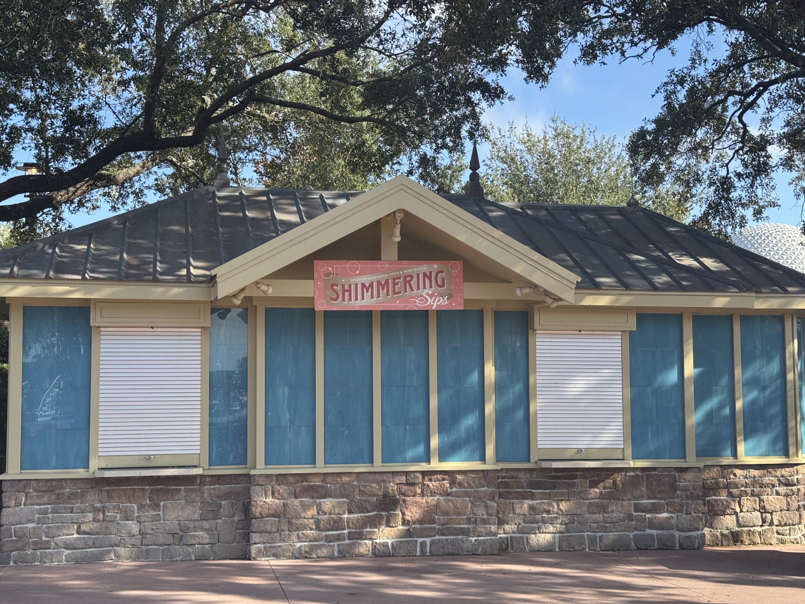 Marketplace signs installed for EPCOT Food and Wine Festival