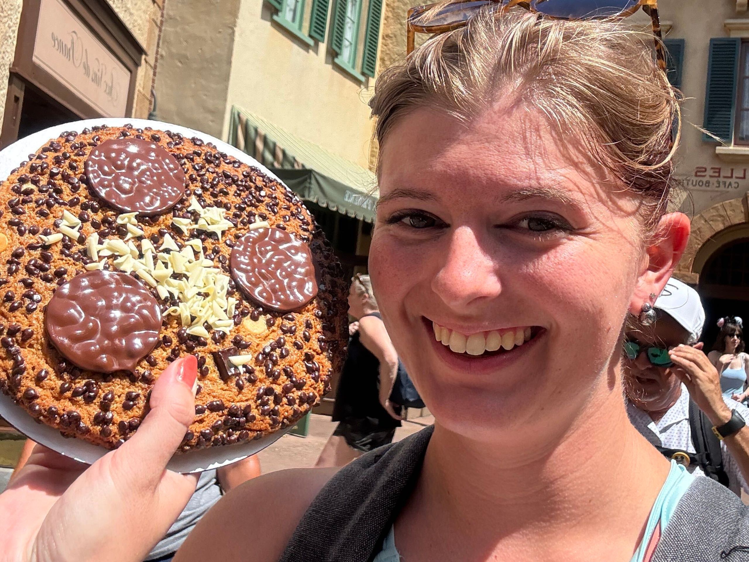 REVIEW: Giant Triple Chocolate Cookie Available at EPCOT