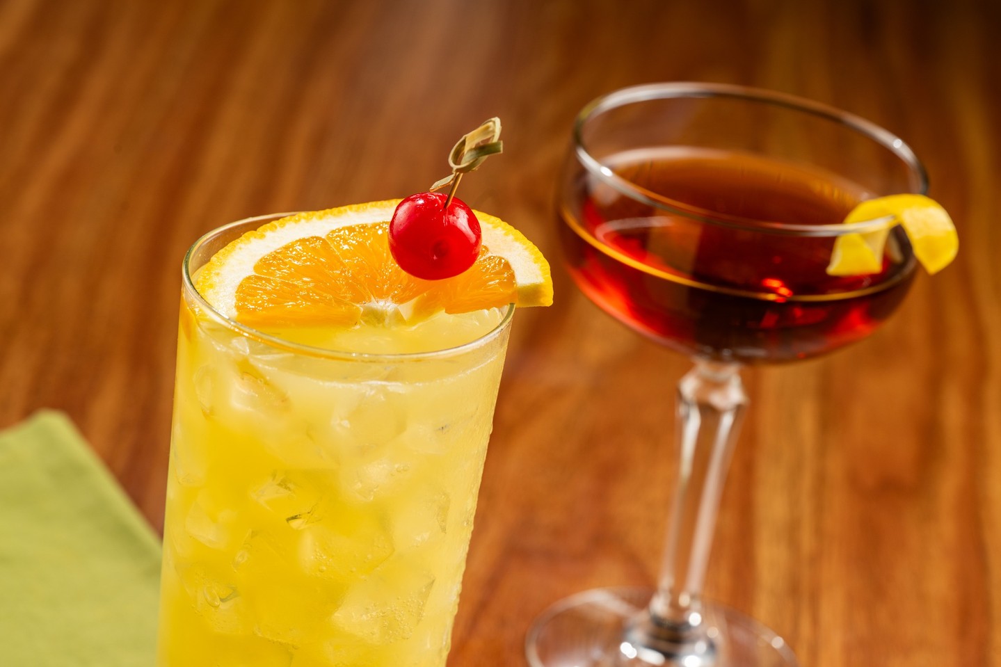 Previewed food and drinks for Turf Club Lounge at Disney’s Saratoga Springs Resort