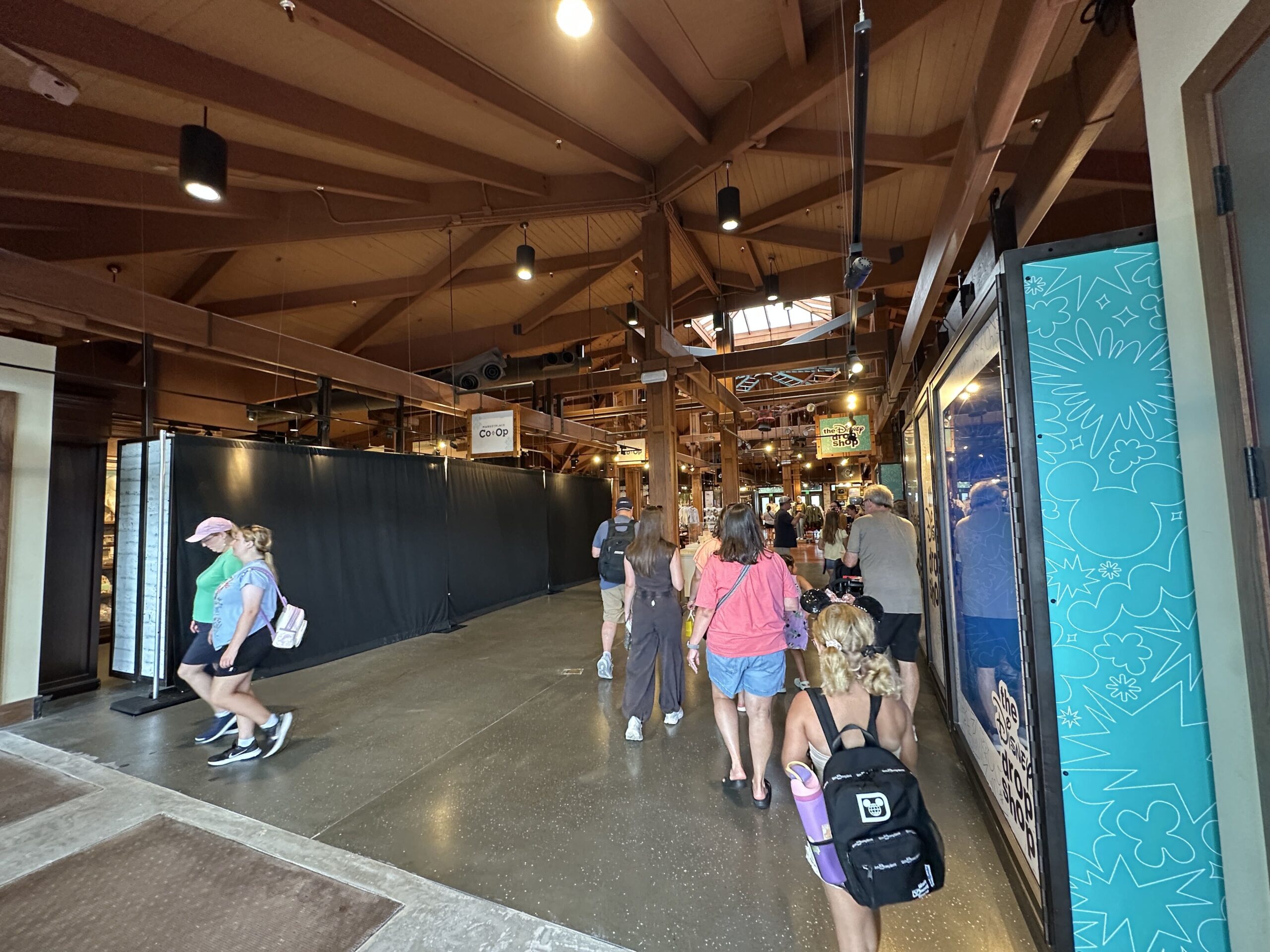 Flooring Refurbishment Continues in Marketplace Co-Op, Disney Drop Shop Moves Again