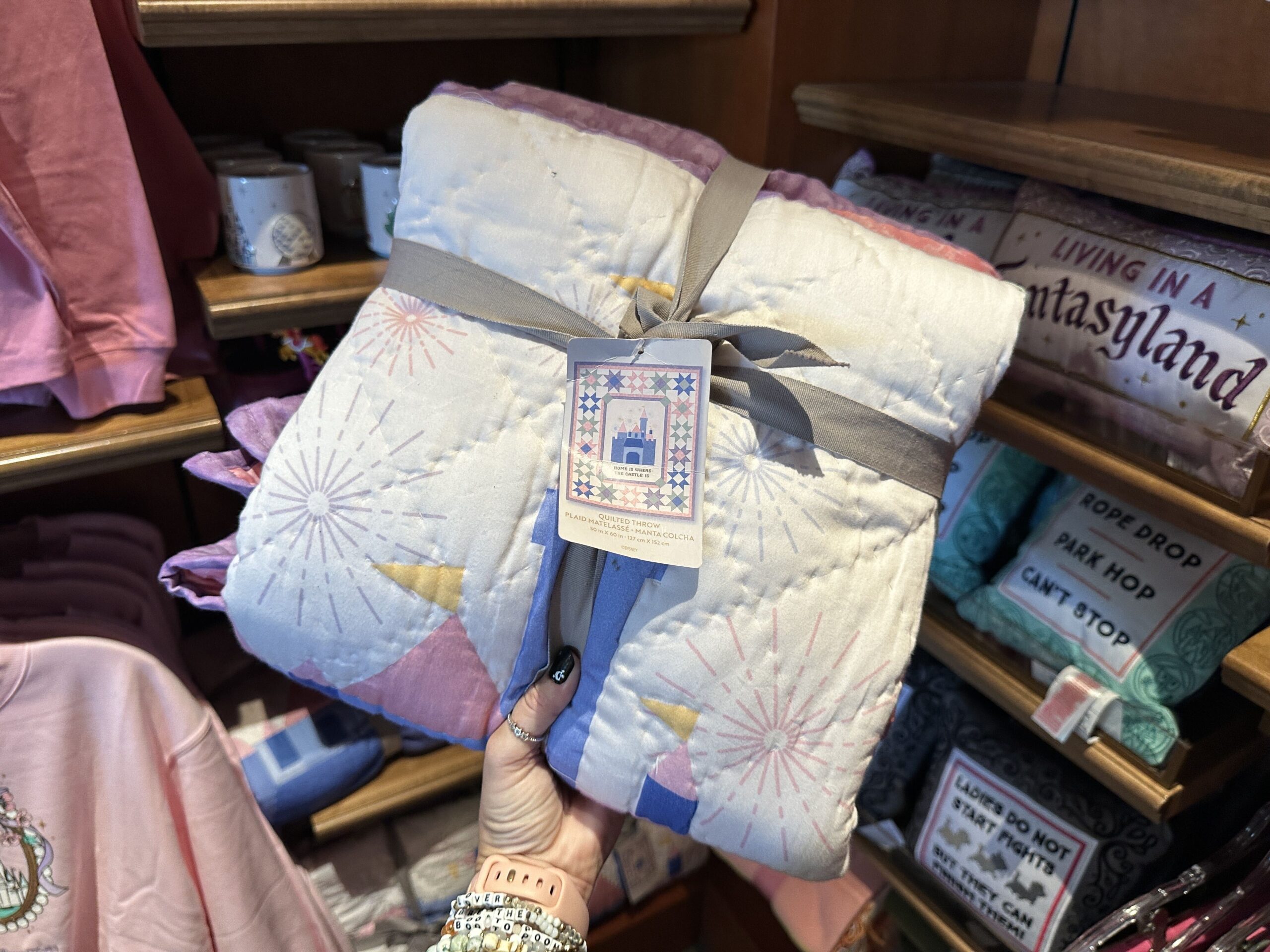 Cinderella Castle Quilt Arrives at Walt Disney World