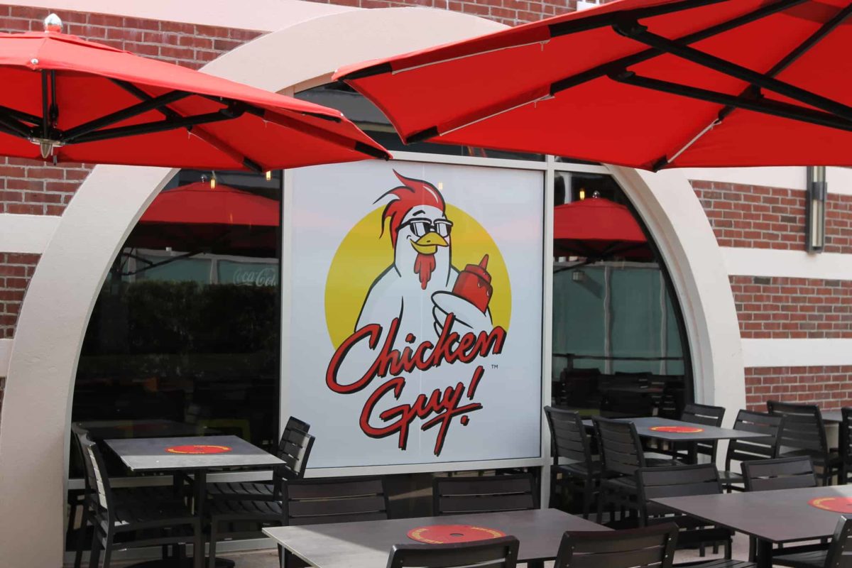 Chicken Guy! weekend breakfast menu at Disney Springs