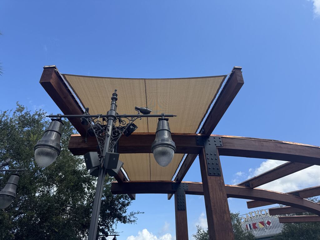 Shade Canopy Installed at Waterview Park at Disney Springs
