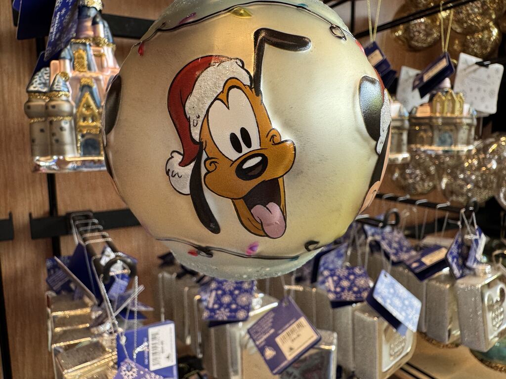 Mickey and friends ornament available in EPCOT at Walt Disney World