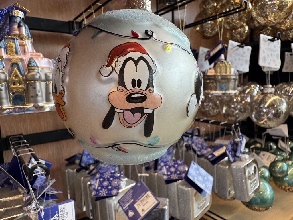 Mickey and friends ornament available in EPCOT at Walt Disney World