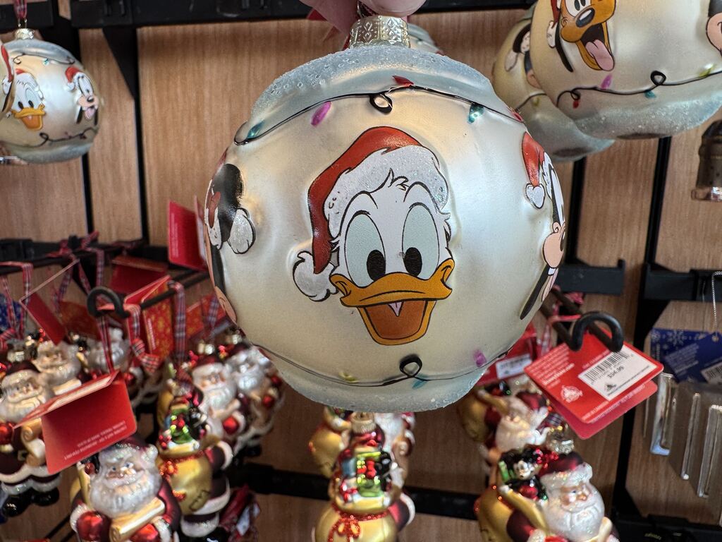 Mickey and friends ornament available in EPCOT at Walt Disney World