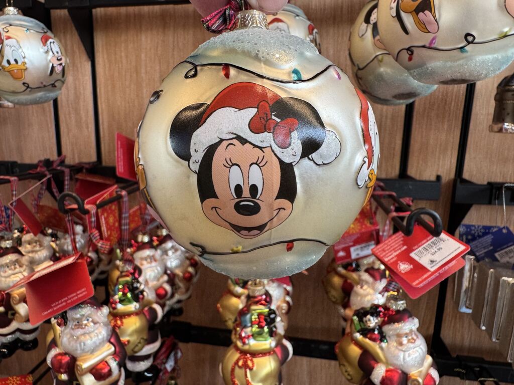 Mickey and friends ornament available in EPCOT at Walt Disney World