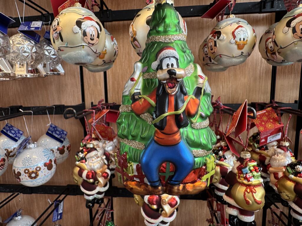 Goofy and Donald ornament now available in EPCOT at Walt Disney World