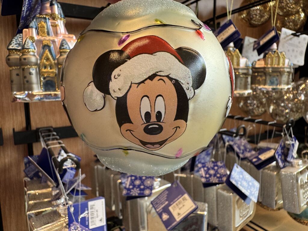 Mickey and friends ornament available in EPCOT at Walt Disney World