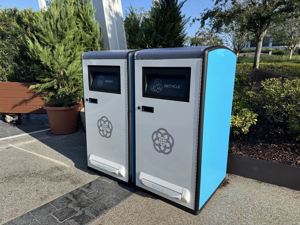 New solar-powered trash cans arrive at Epcot at World Celebration