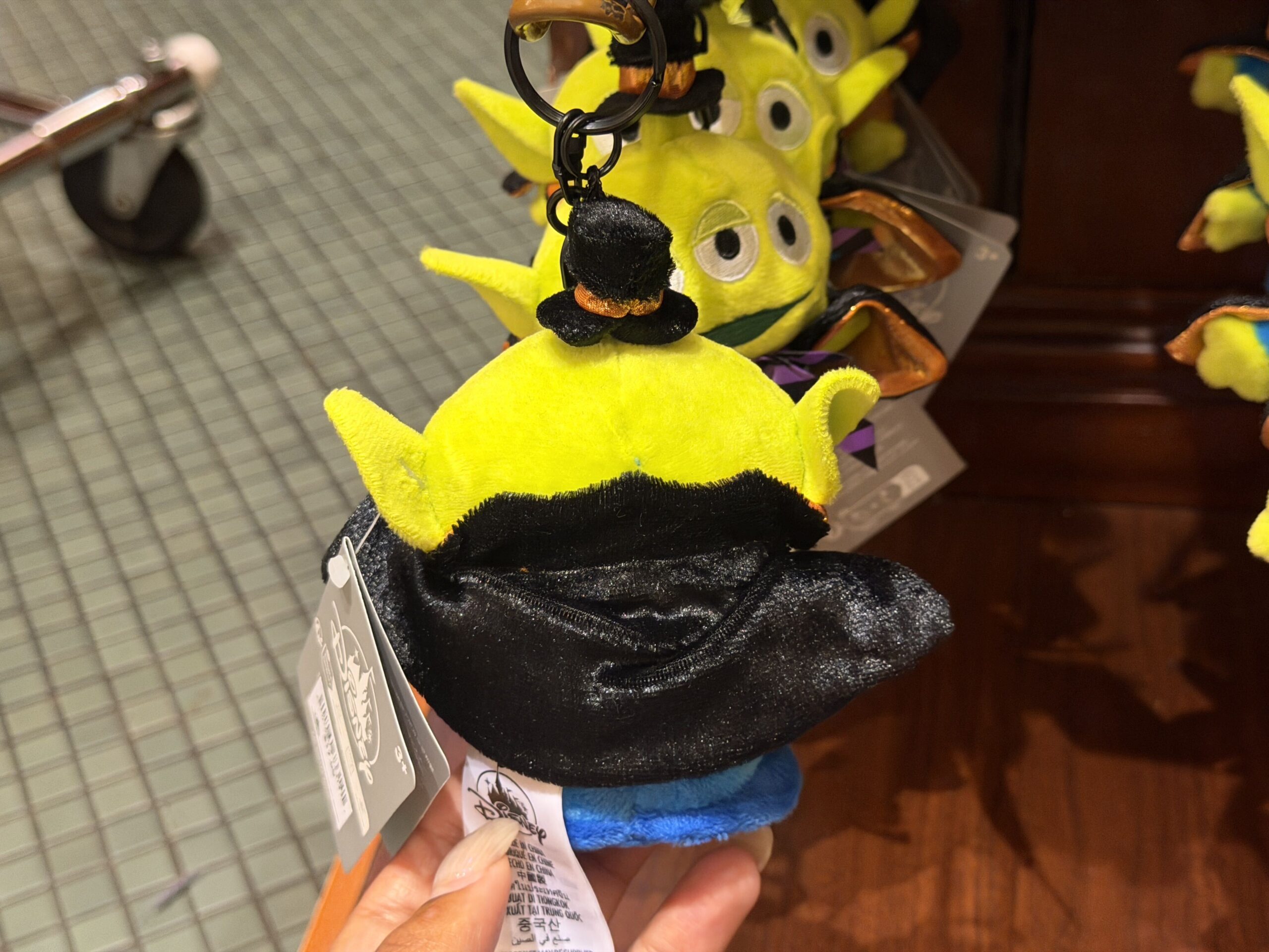 Mickey Mouse, Donald Duck, Winnie the Pooh, and Green Alien Halloween Costume Bag Charms Arrive at Disneyland