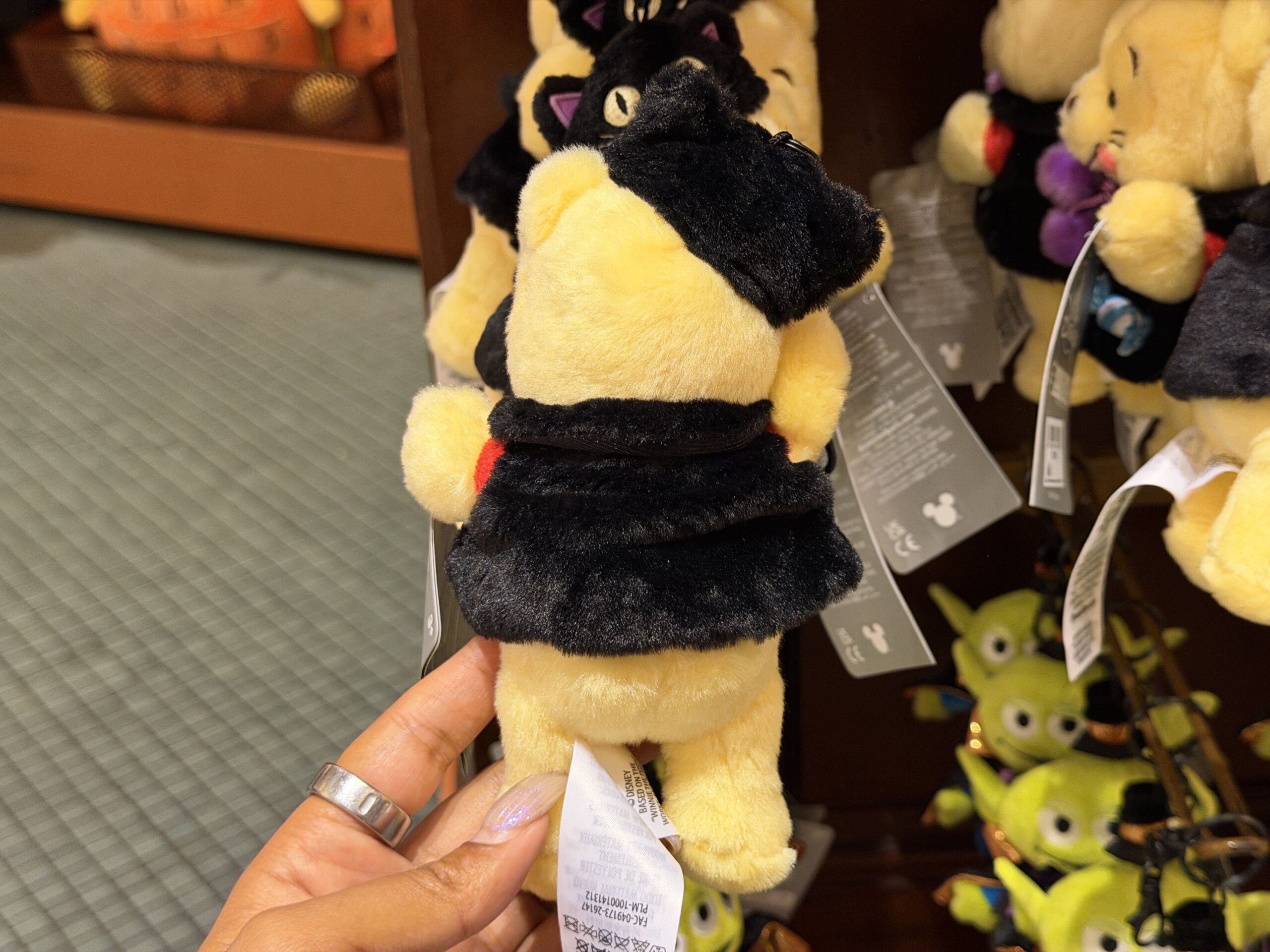 Mickey Mouse, Donald Duck, Winnie the Pooh, and Green Alien Halloween Costume Bag Charms Arrive at Disneyland