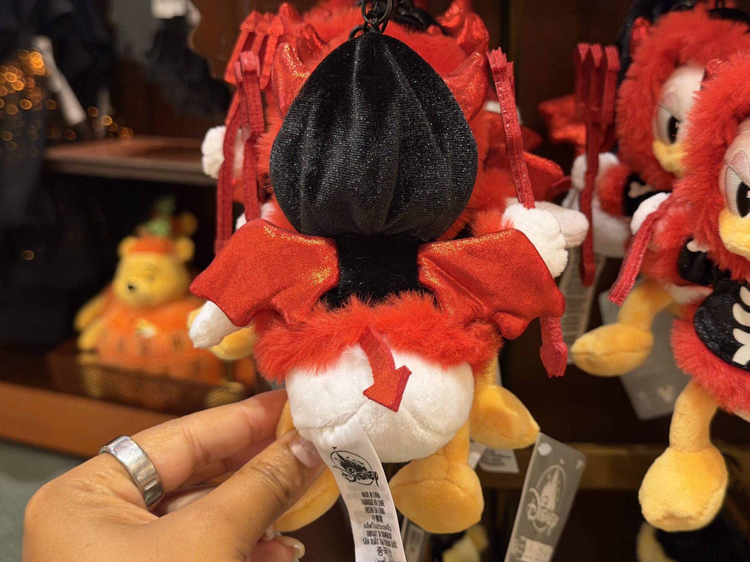Mickey Mouse, Donald Duck, Winnie the Pooh, and Green Alien Halloween Costume Bag Charms Arrive at Disneyland