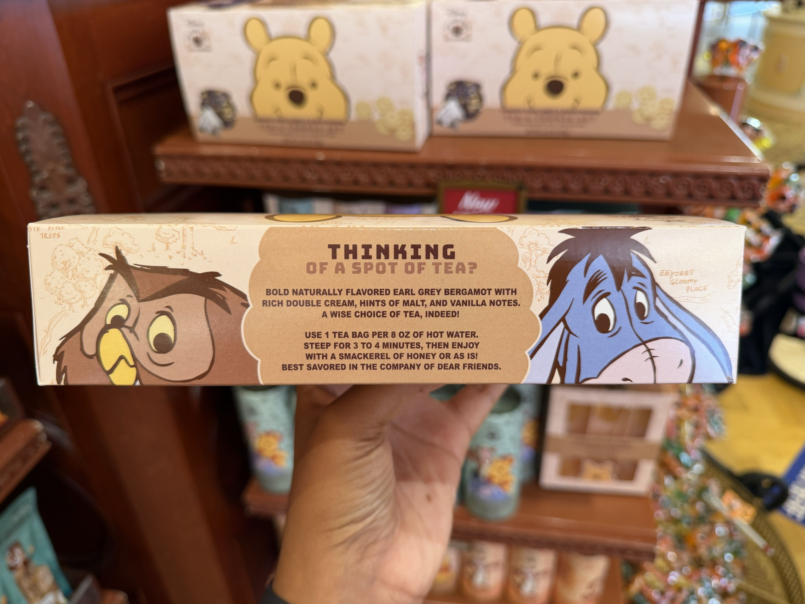 A new Winnie the Pooh tea and cookie set has been added to the 100 Acre Wood Tea Company collection.