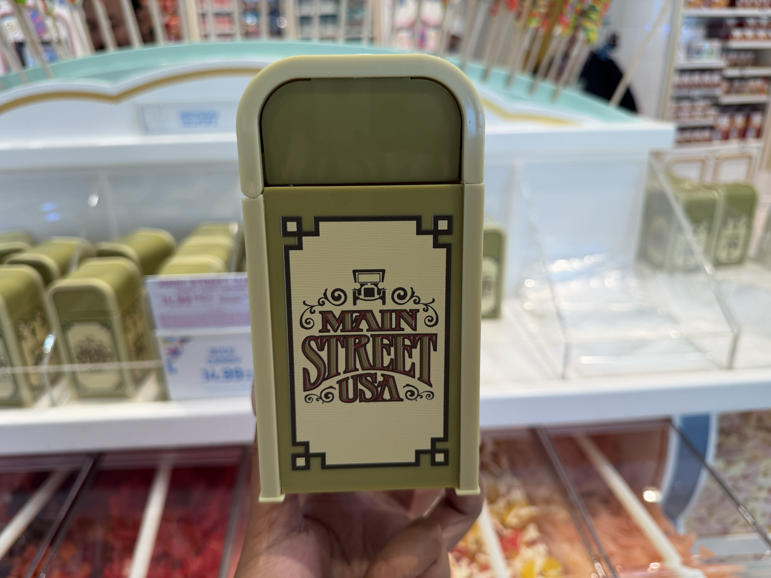 Disney Wonderful World of Sweets in the Downtown Disney District is now offering bulk candy by the bag, plus a Main Street, U.S.A. trash can tin.