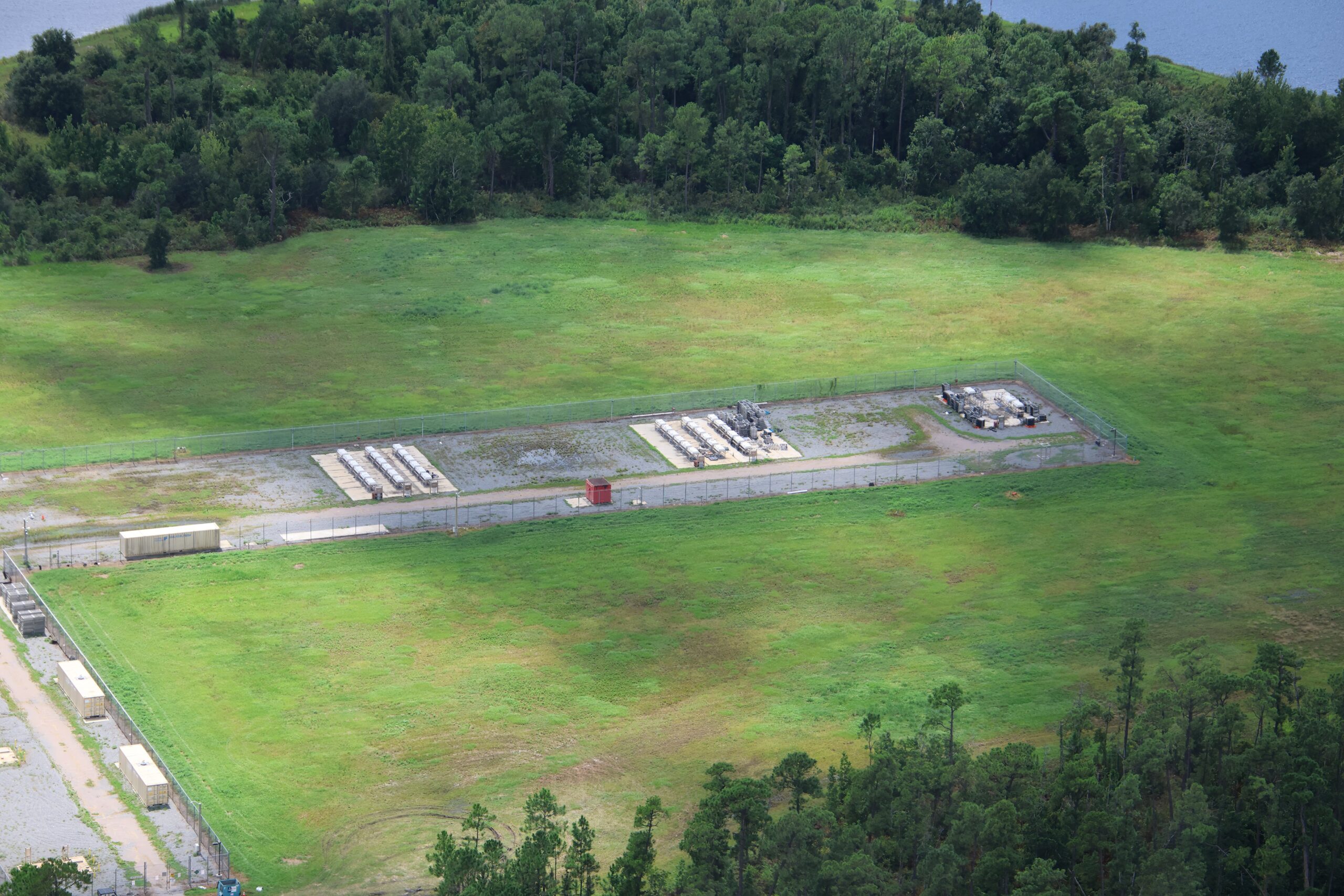 Aerial Images Show Fireworks Equipment at Dormant Hollywood Studios Launch Site