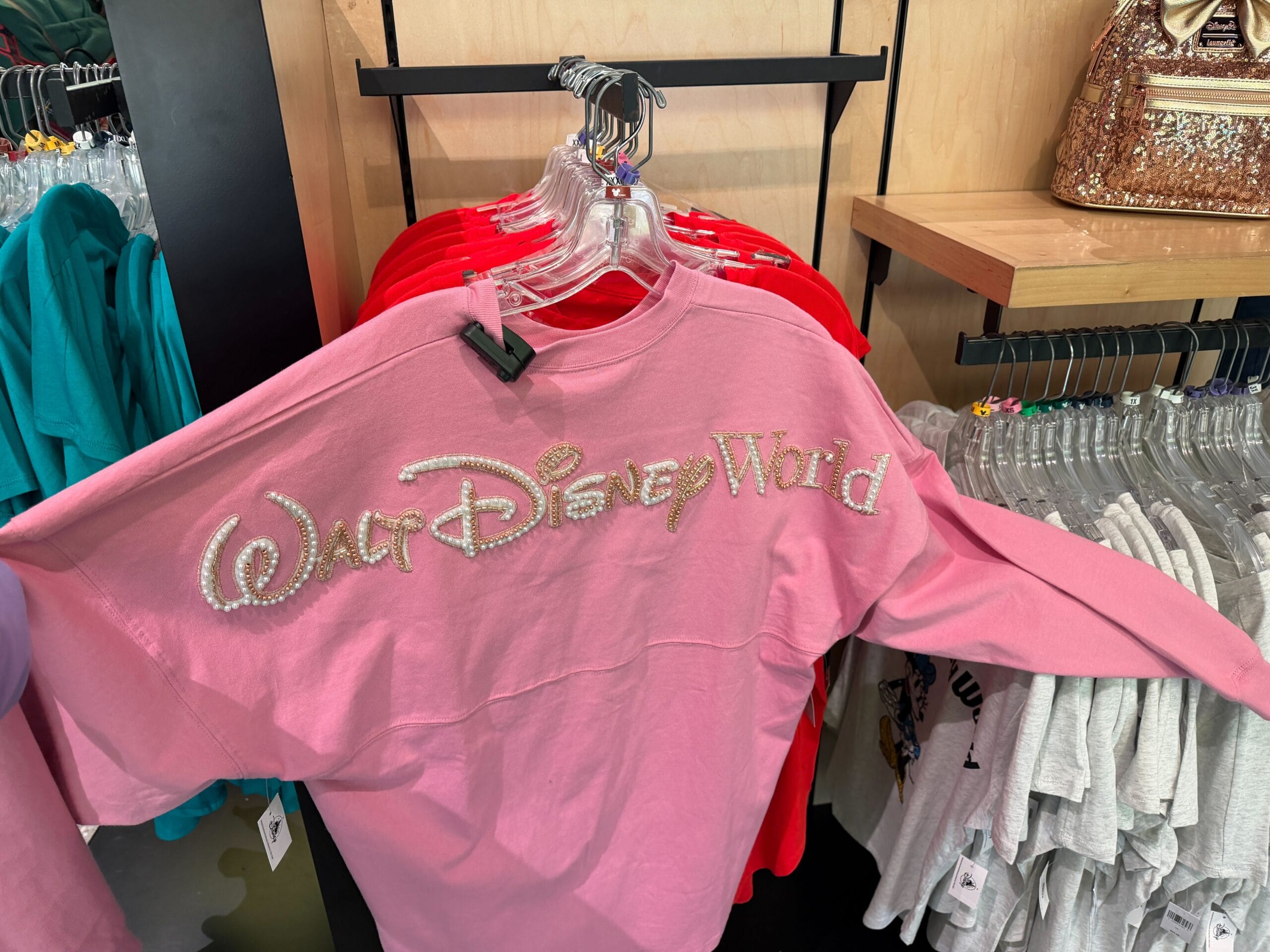 Pearl- and Bead-Embellished Rose Gold Spirit Jersey Now Discounted at Walt Disney World