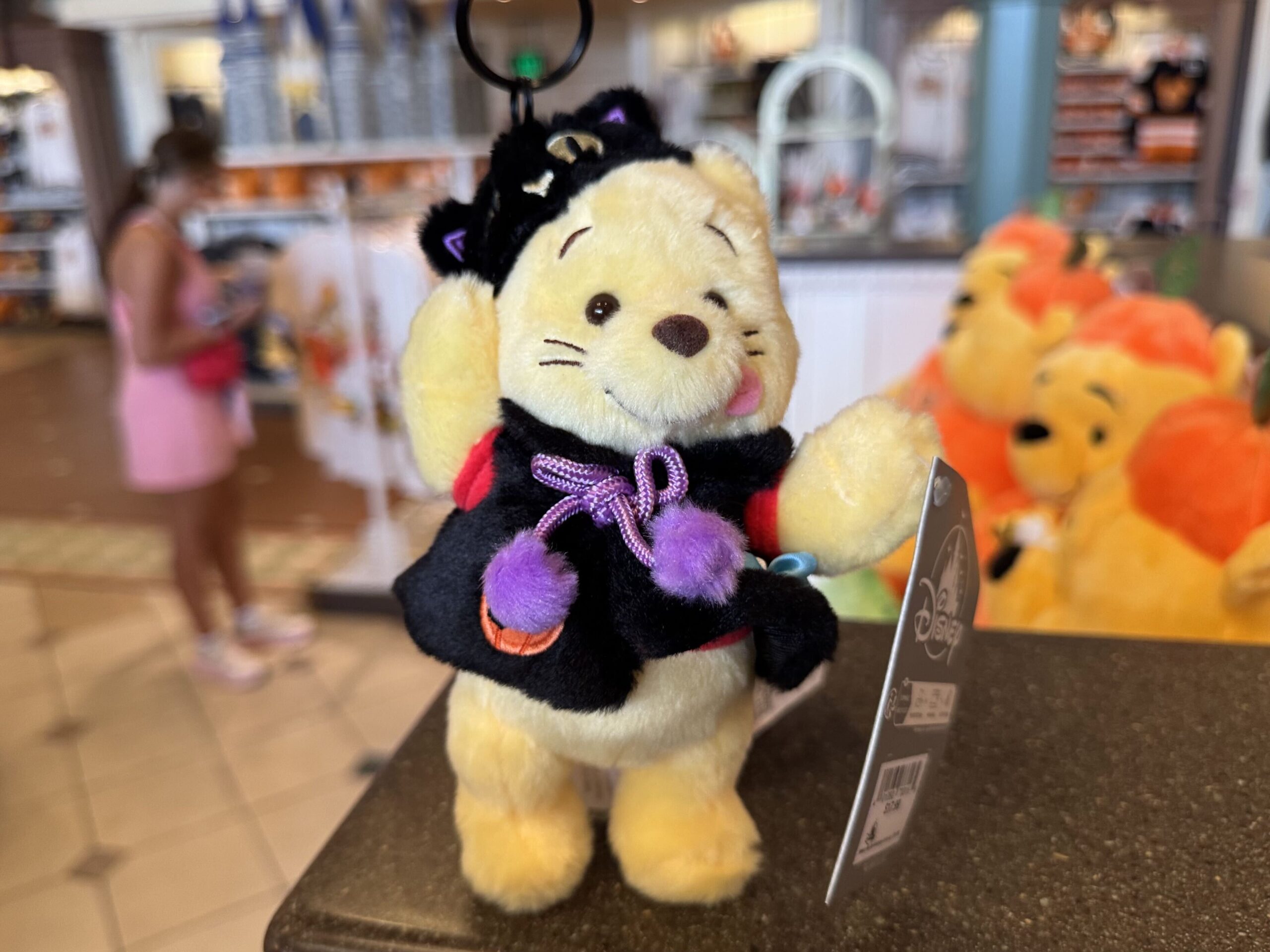 Pooh Halloween keychain