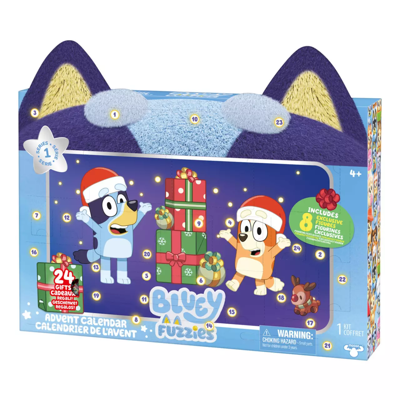 ‘Bluey’ Fuzzies 24-Day Holiday Advent Calendar Now Available on Disney Store Online