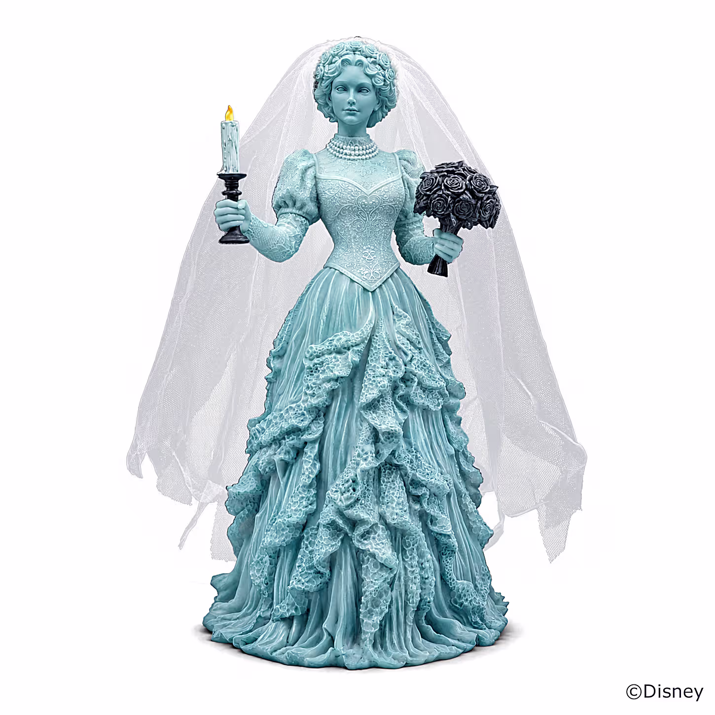 Bradford Exchange Haunted Mansion Bride Figure with Illuminated Heart Now Available Online