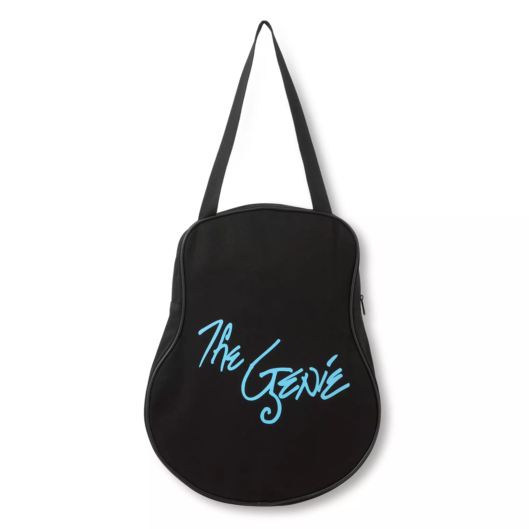 Textured screen-art facial features are on the front, while on the back is a screen print of Genie's signature.
