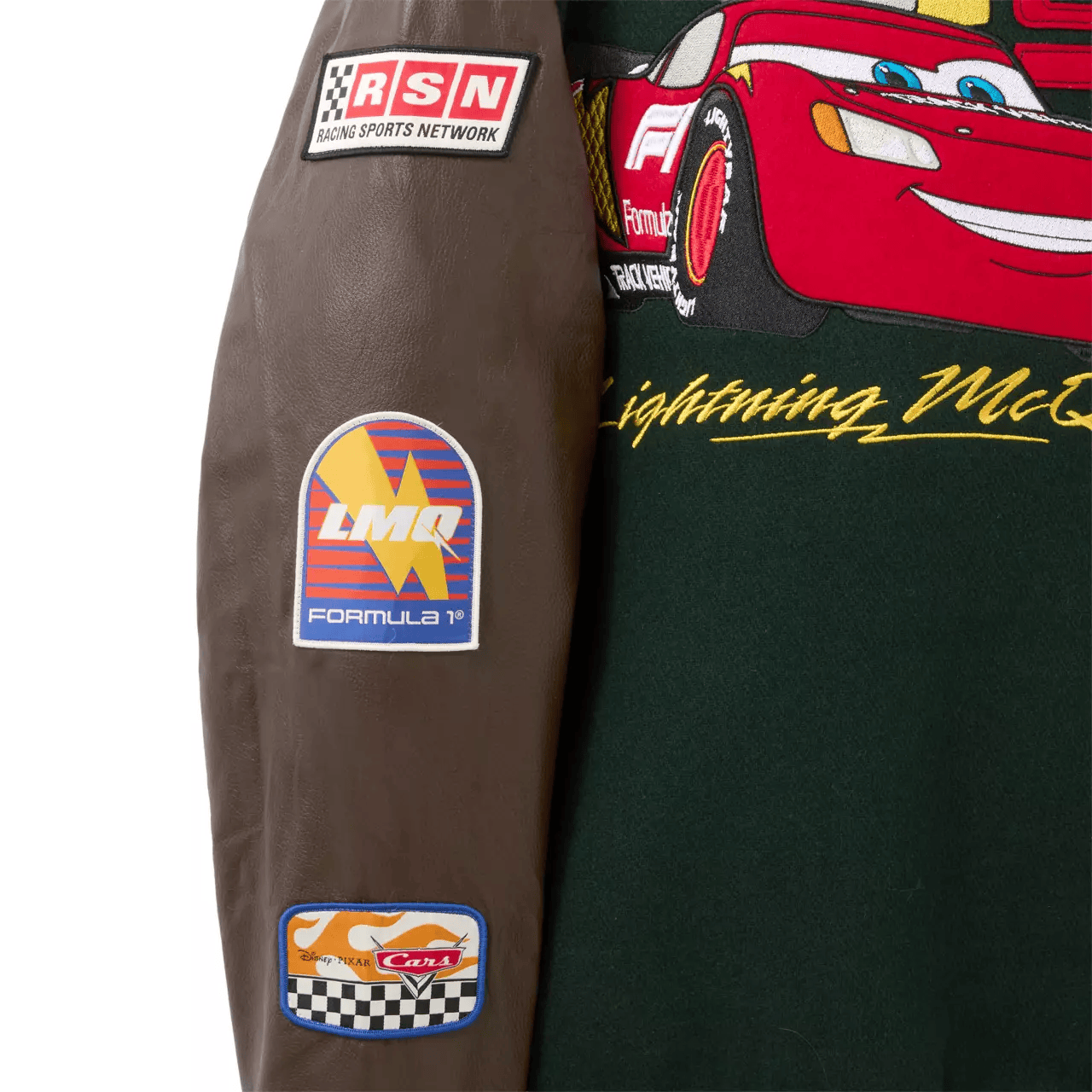 New Cars x Formula 1 collection has released onto the Disney Store, including this varsity jacket