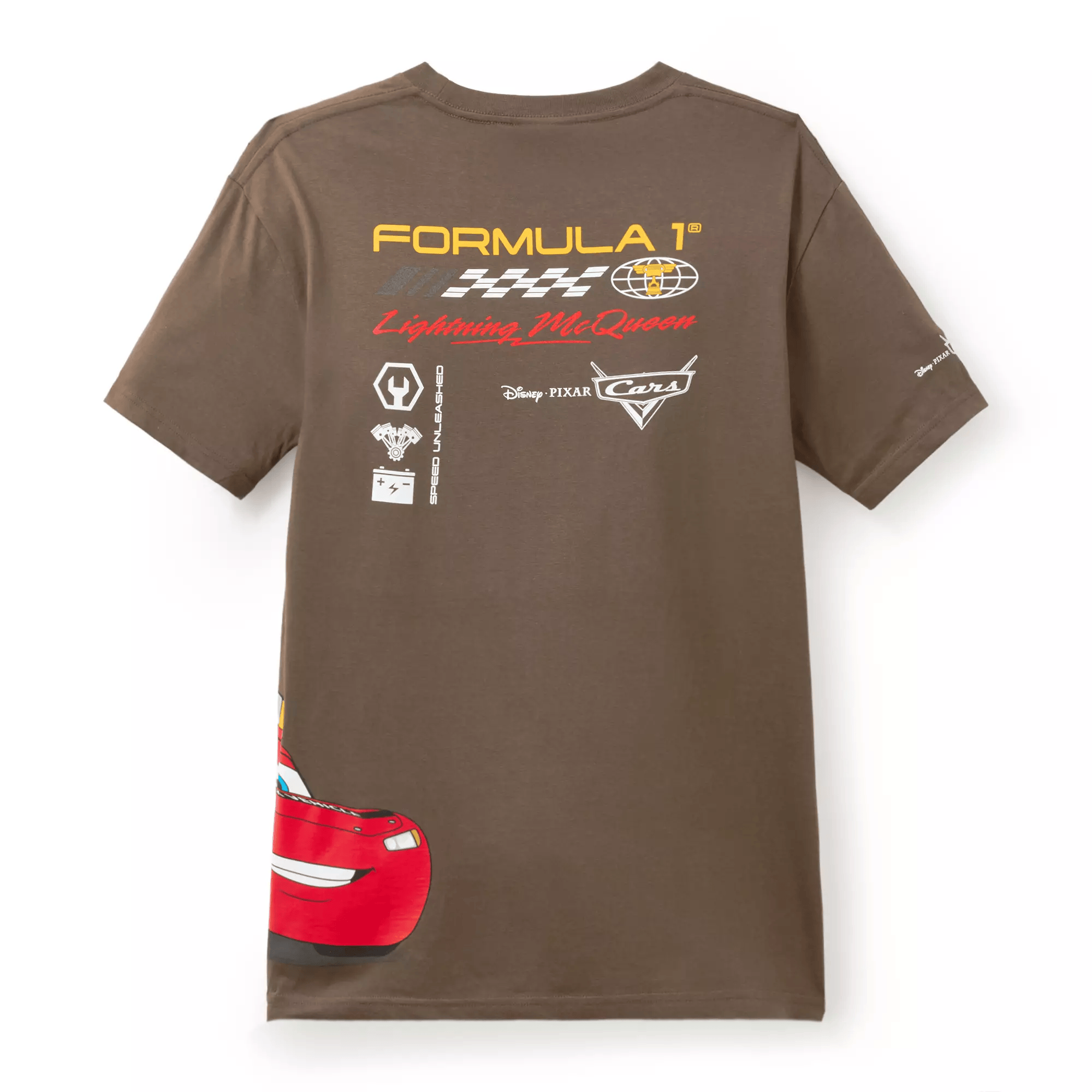 New Cars x Formula 1 collection has released onto the Disney Store, including this t-shirt
