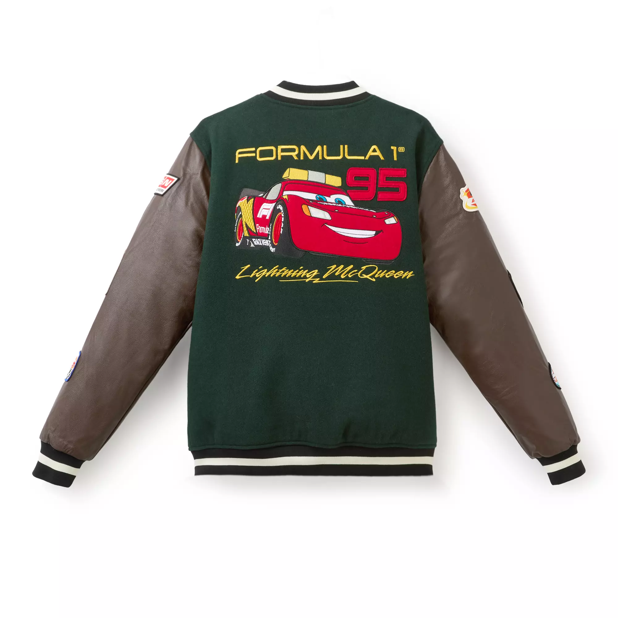 New Cars x Formula 1 collection has released onto the Disney Store, including this varsity jacket