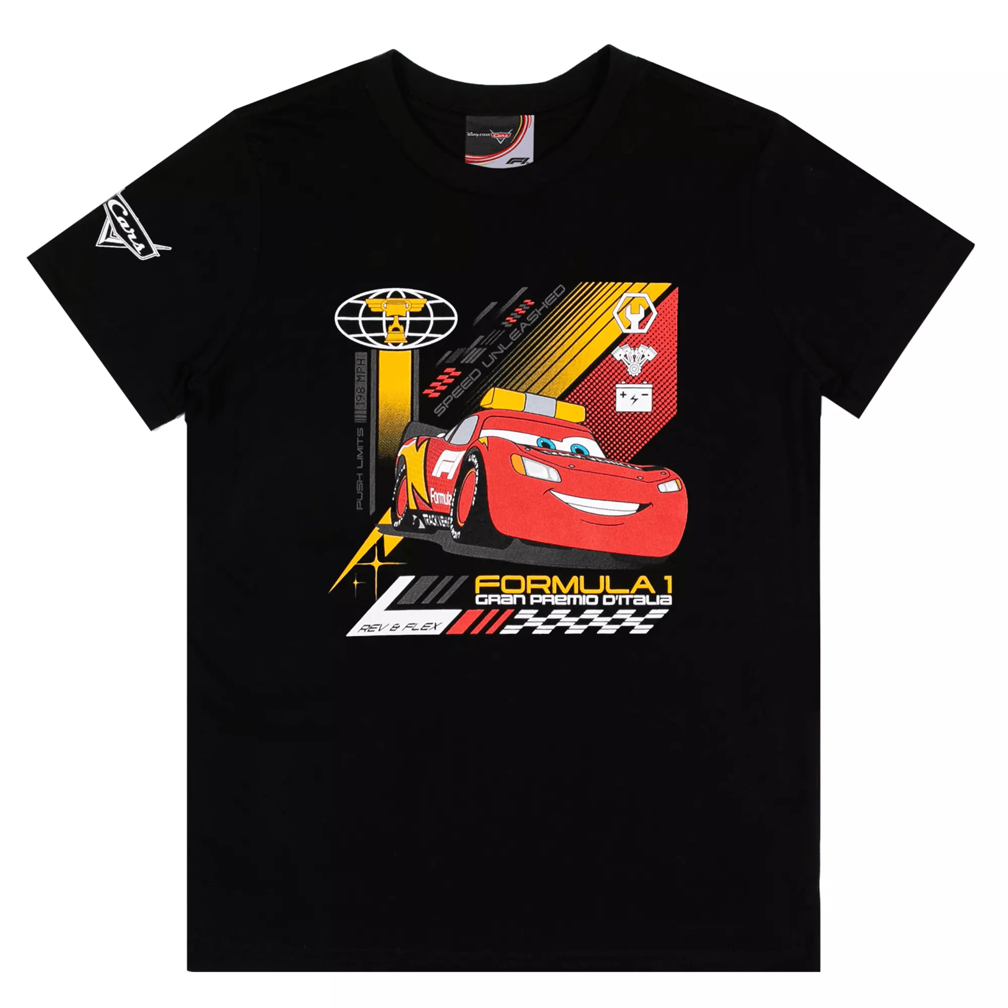 New Cars x Formula 1 collection has released onto the Disney Store, including this t-shirt