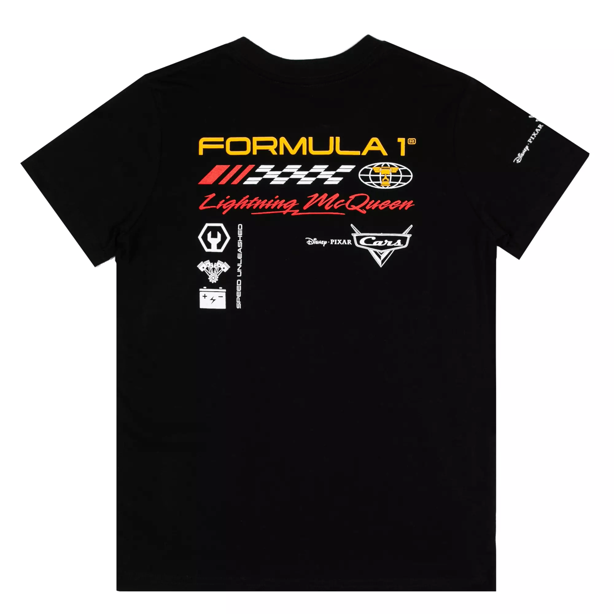 New Cars x Formula 1 collection has released onto the Disney Store, including this t-shirt
