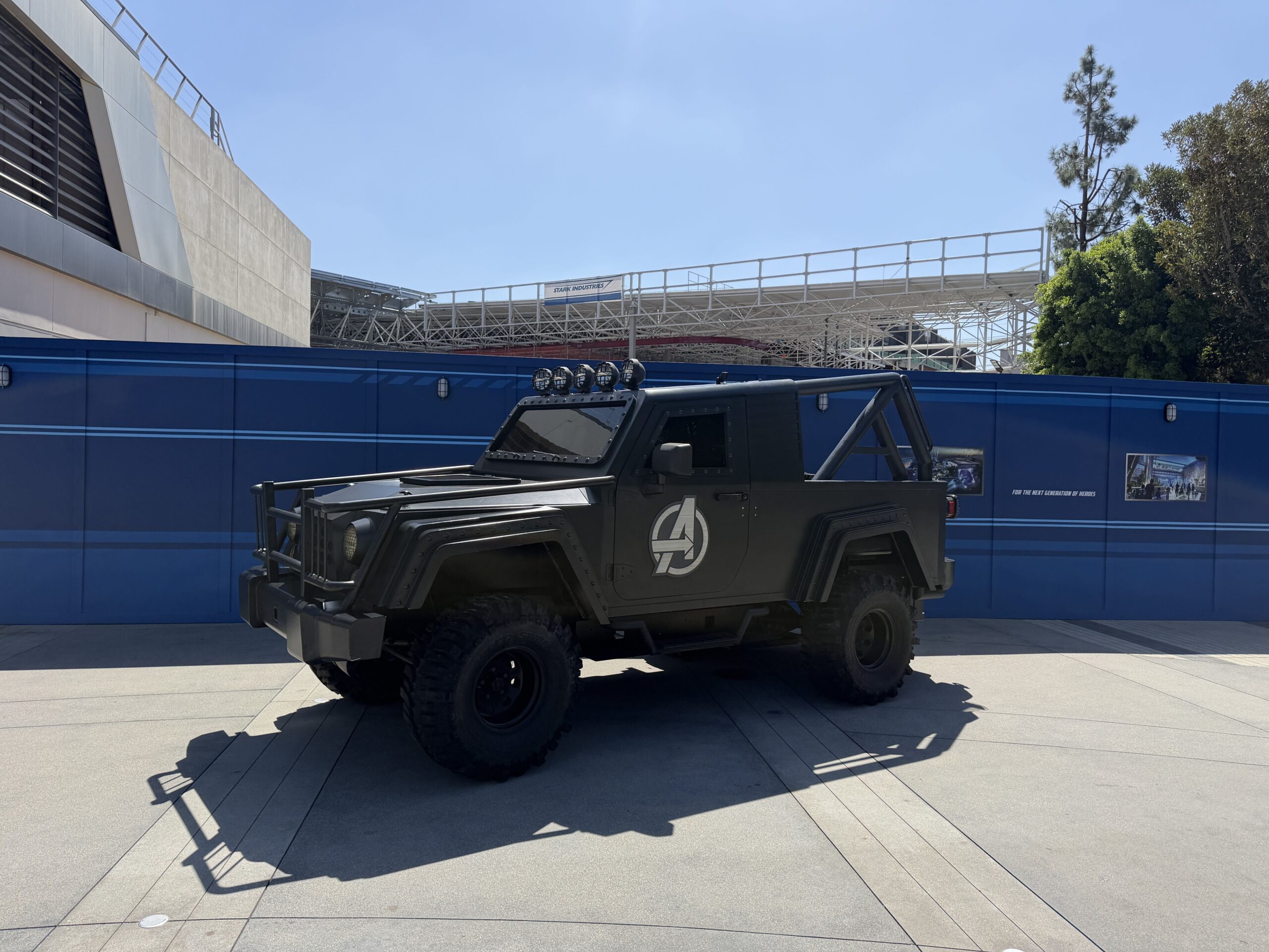 Avengers Campus Jeep Moves Back to Original Location at Disney California Adventure