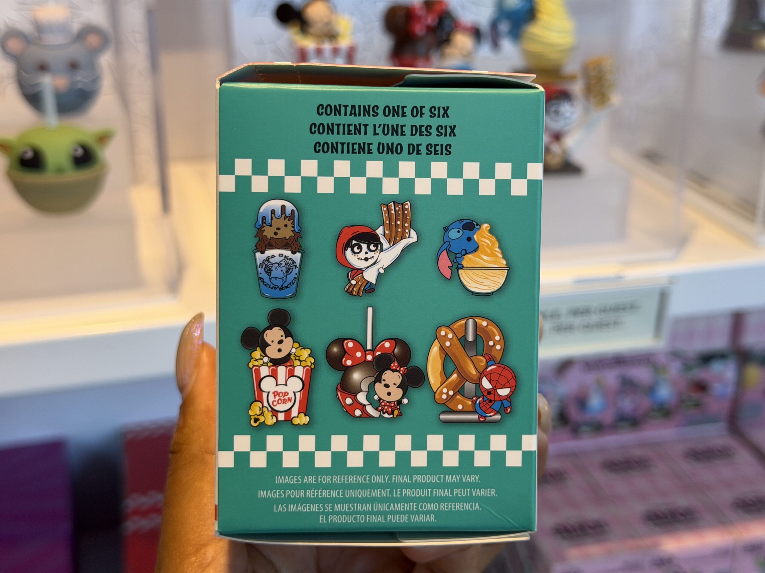These mystery boxes are also available as single figurines. When you purchase a single box, it will be a surprise which figurine is inside. 