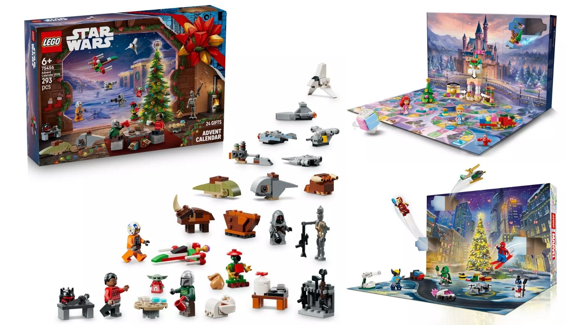 Star Wars, Marvel, and Disney Princess LEGO Advent Calendars Available Online - WDWNT