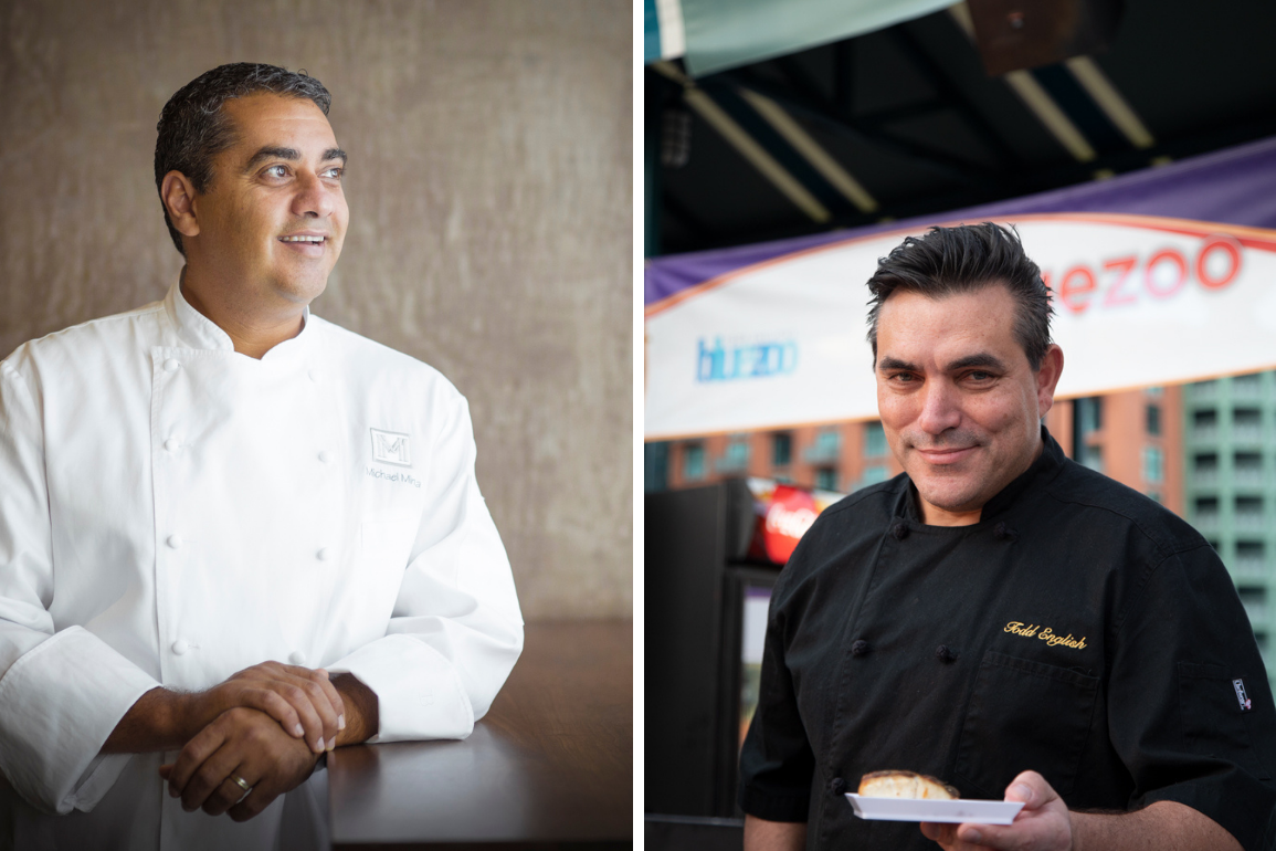 James Beard Award-winning chefs Michael Mina and Todd English together will host the very first tasting experience for Walt Disney World Swan and Dolphin Food & Wine Classic on Saturday, November 21, from 3:30 p.m. to 5:00 p.m.