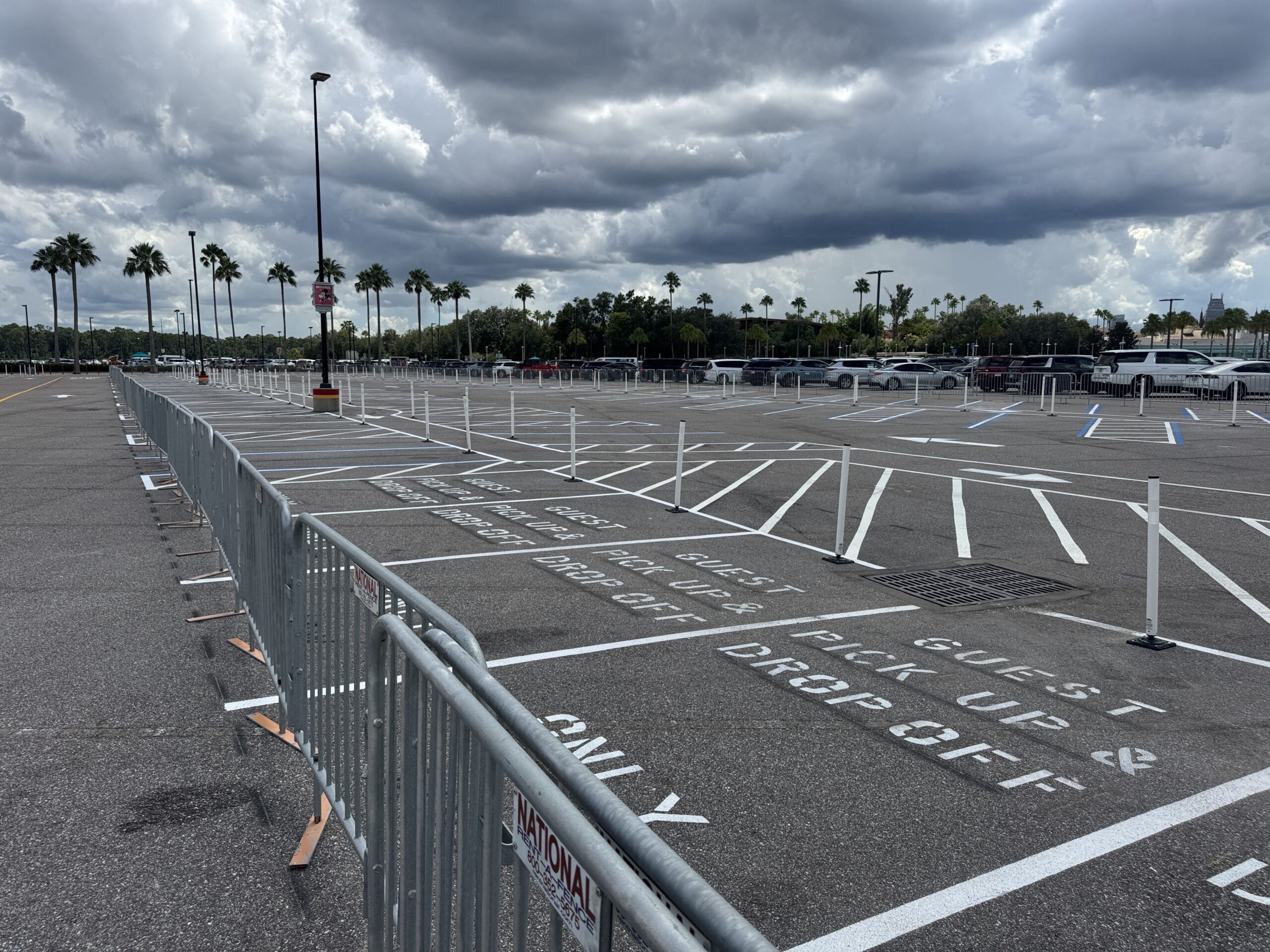 Guest Pick-Up/Drop-Off Spaces Added to Parking Lot Outside of Disney's Hollywood Studios - WDWNT
