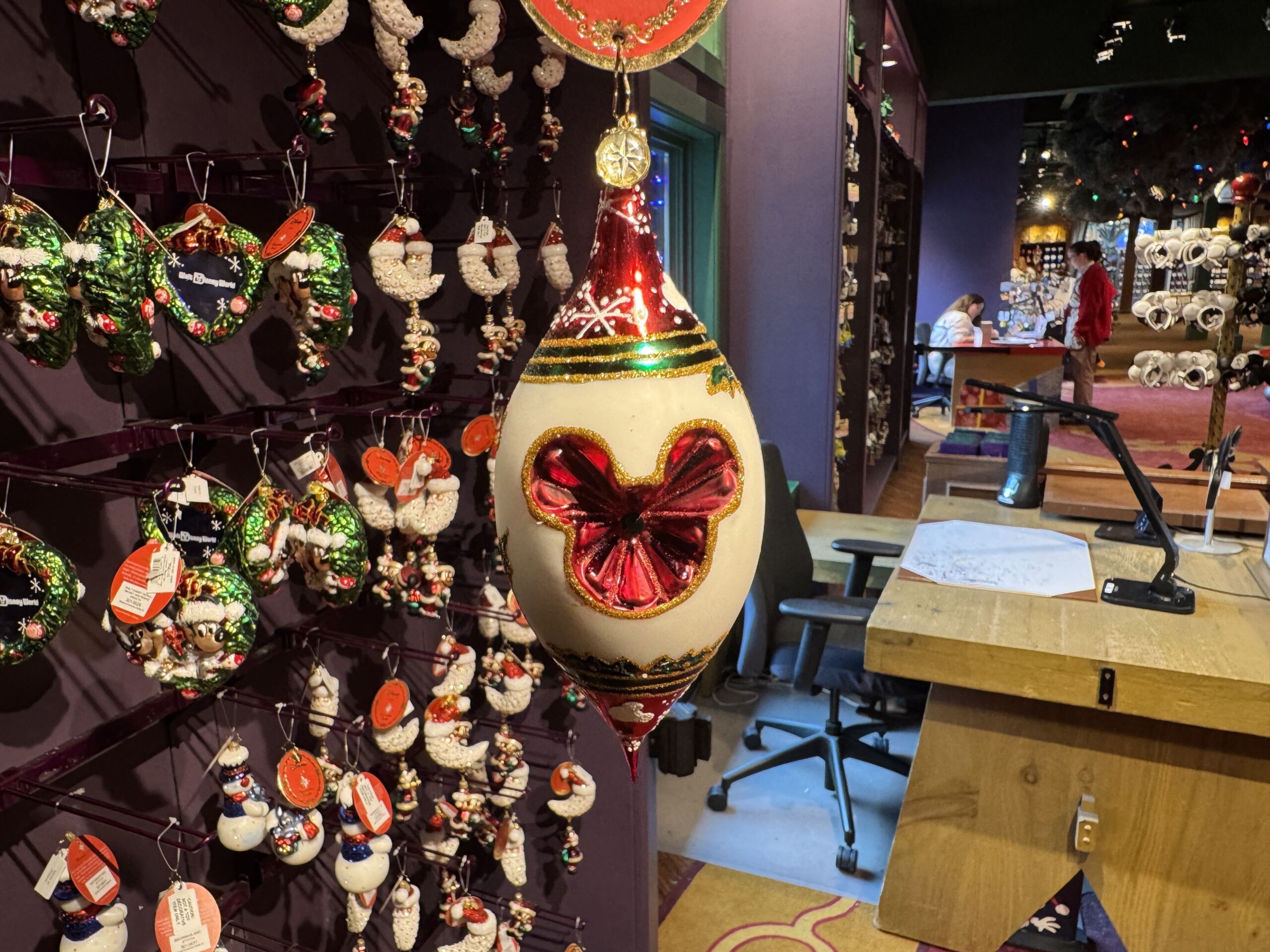 Christopher Radko Santa with Mickey Bar, Snowman with Stitch, and More Holiday Ornaments Now Available at Walt Disney World