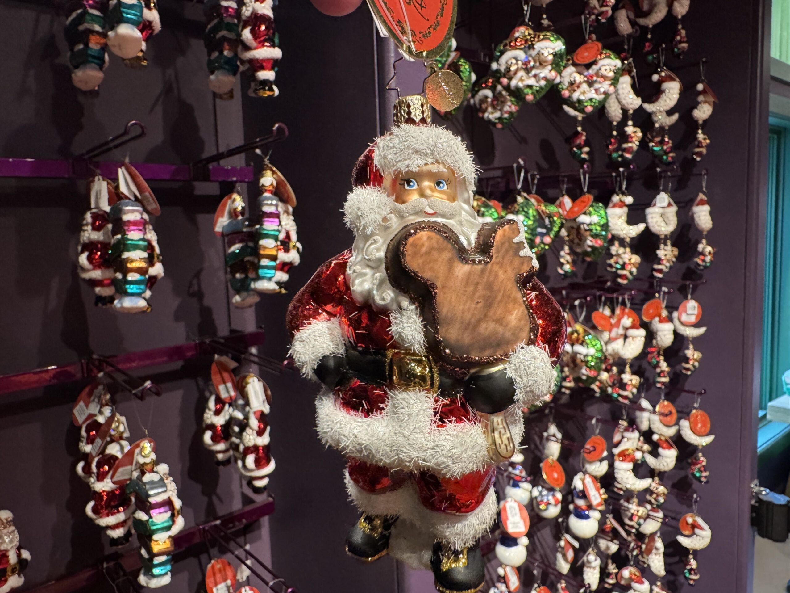 Santa with Mickey Ice Cream Bar - $86