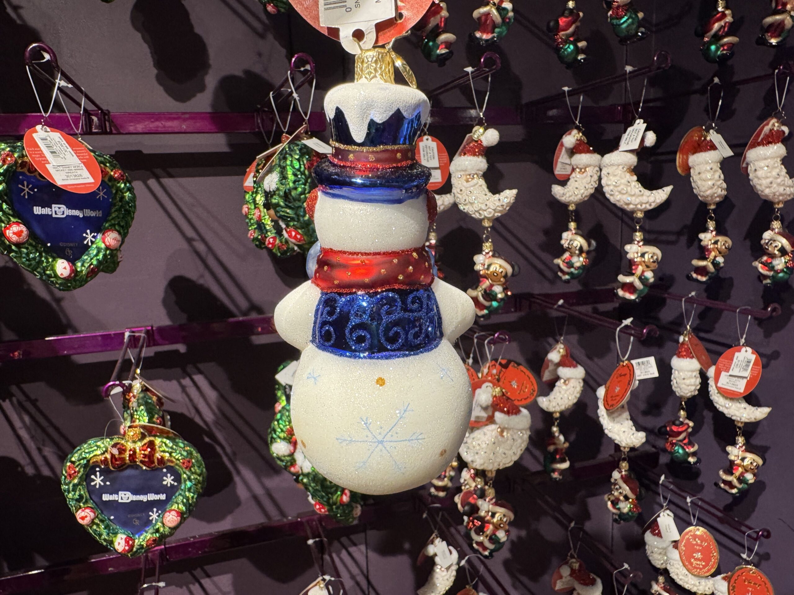 Snowman with Stitch - $96