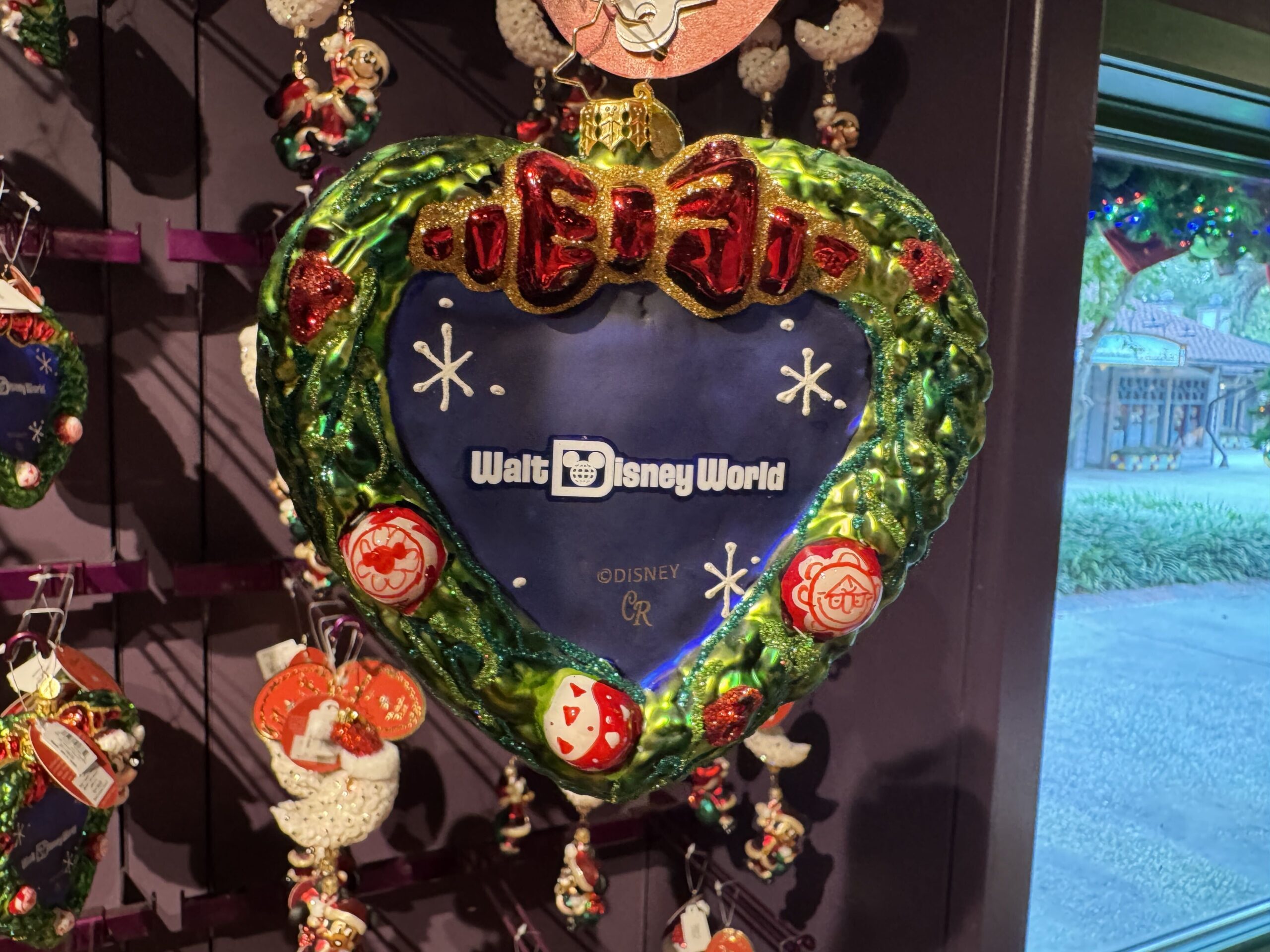 Walt Disney World Mickey and Minnie Wreath - $96