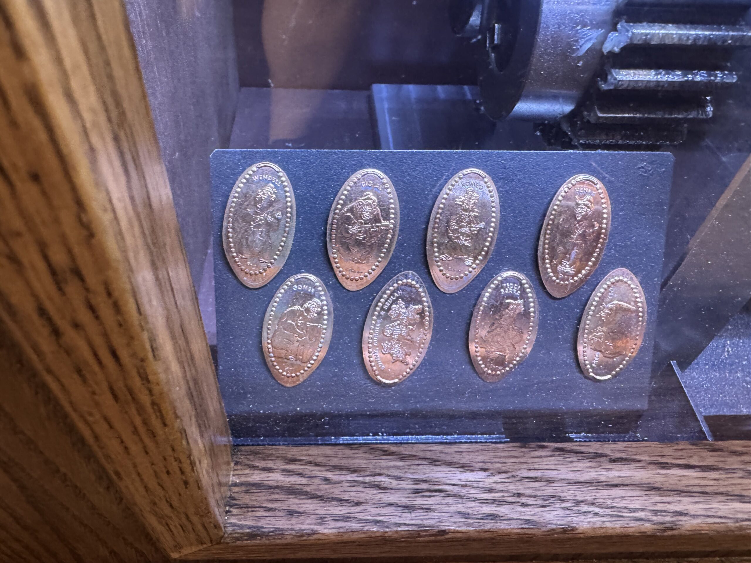 An upgraded penny machine was spotted near Country Bear Jamboree at Magic Kingdom