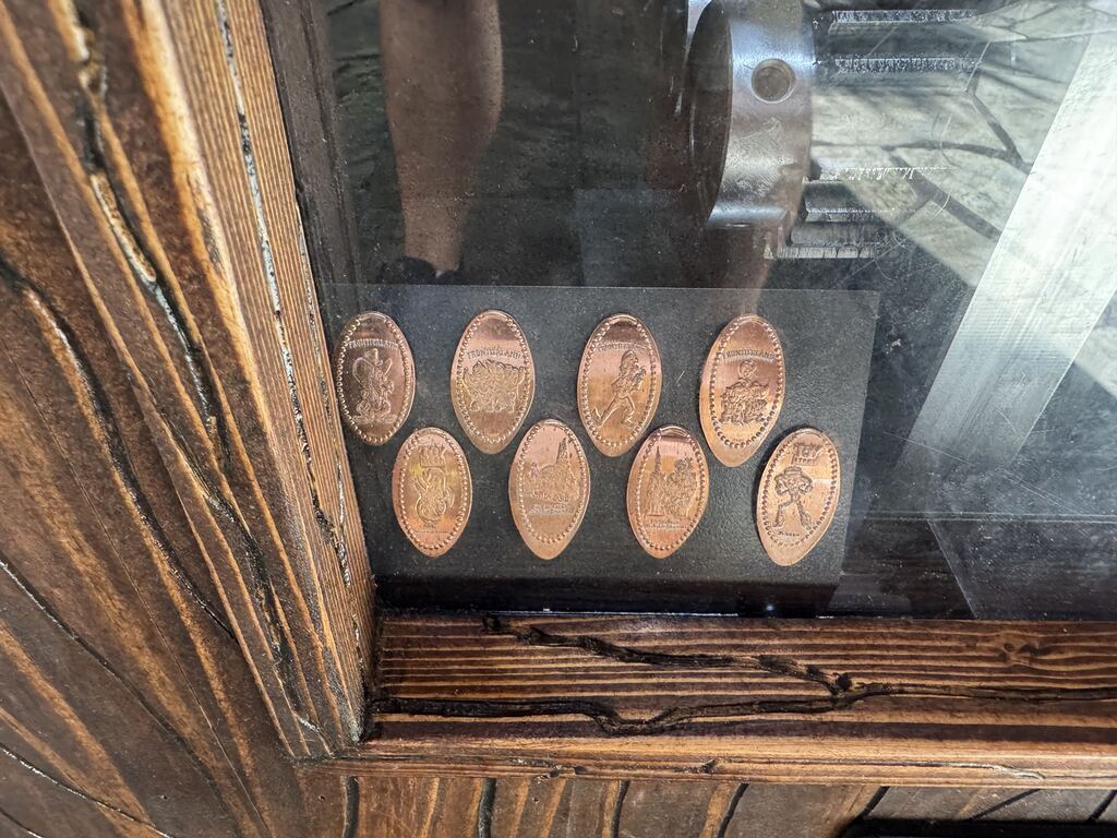 An upgraded penny machine was spotted near Tiana's Bayou Adventure at Magic Kingdom